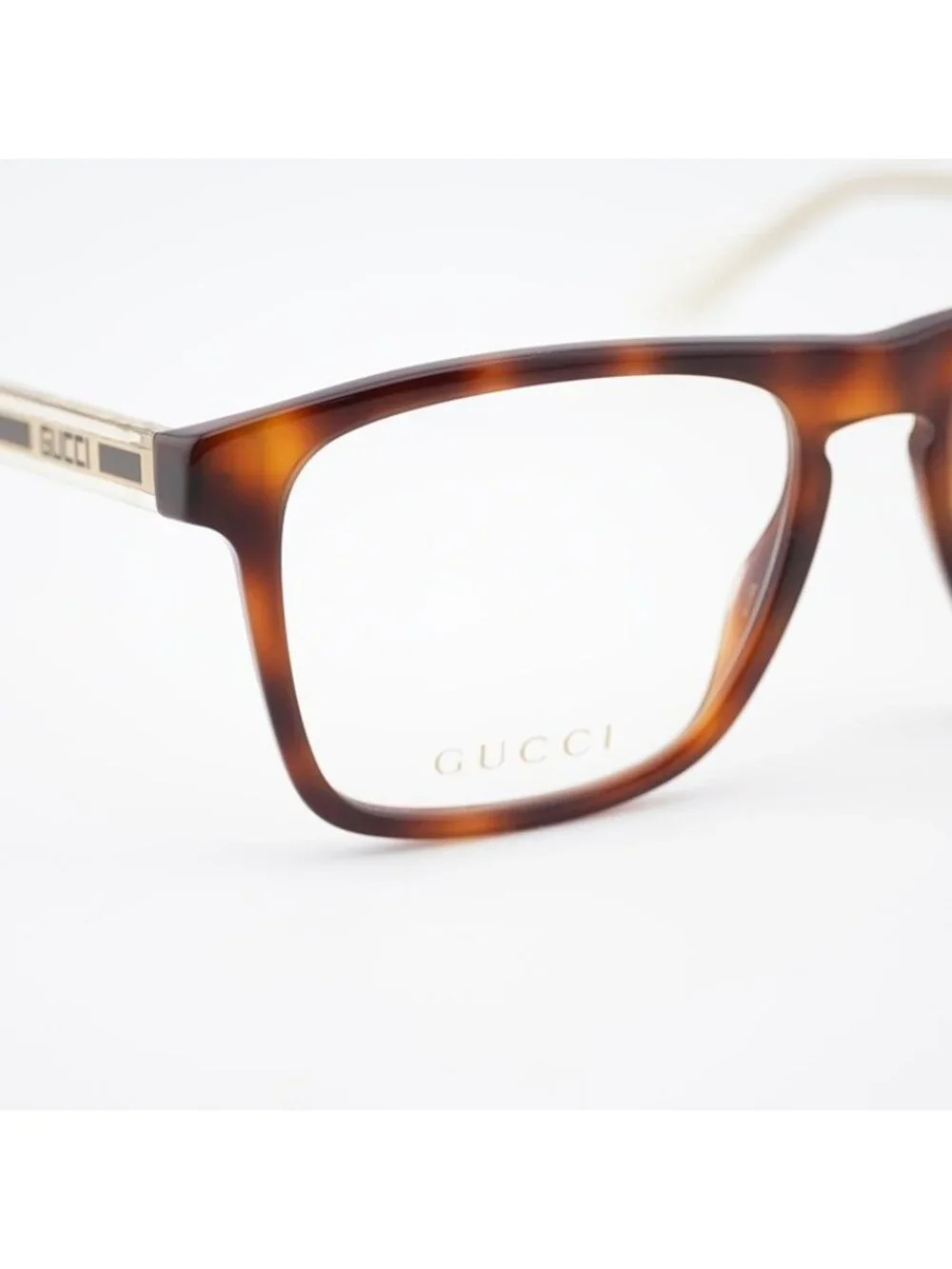Gucci GG0561O 002 Eyeglasses Havana 54mm Rectangle Frame